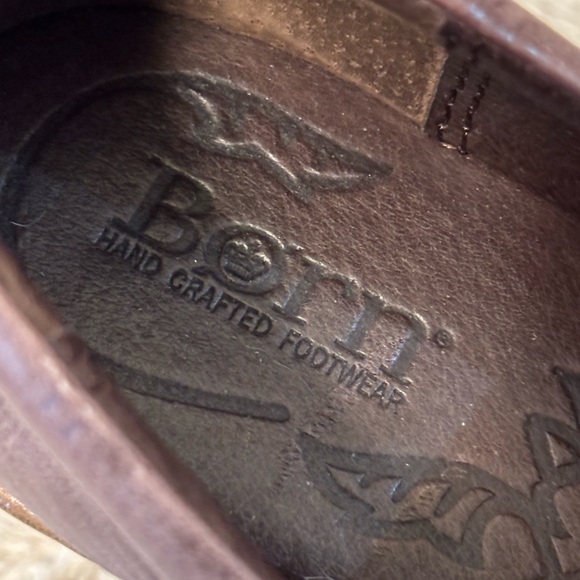 Born Women's Purple Heeled Loafers - Picture 5 of 7